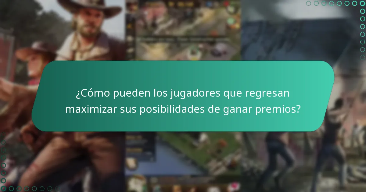 ¿Quién califica como jugador que regresa para el evento?