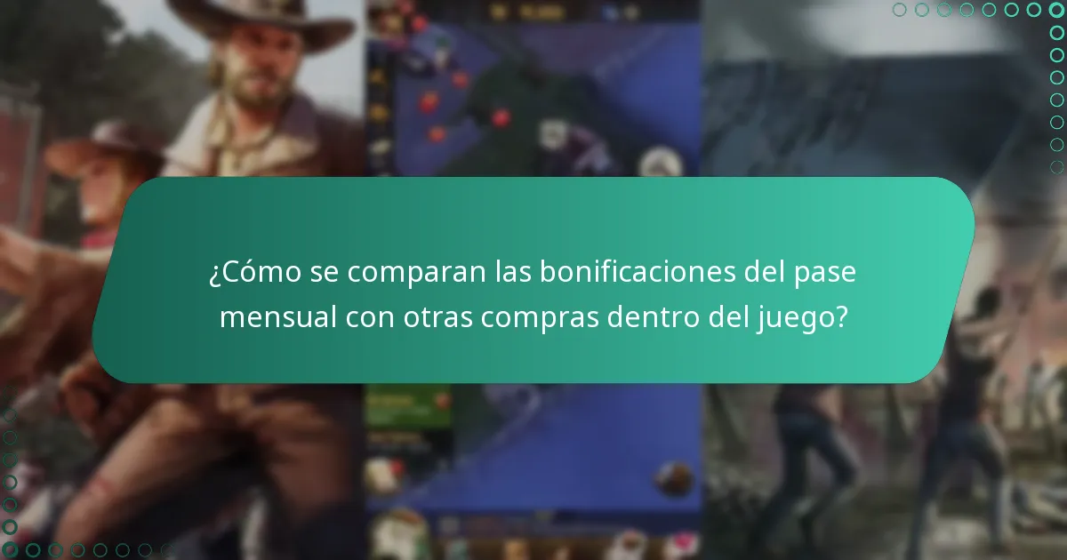 ¿Cómo se comparan las bonificaciones del pase mensual con otras compras dentro del juego?
