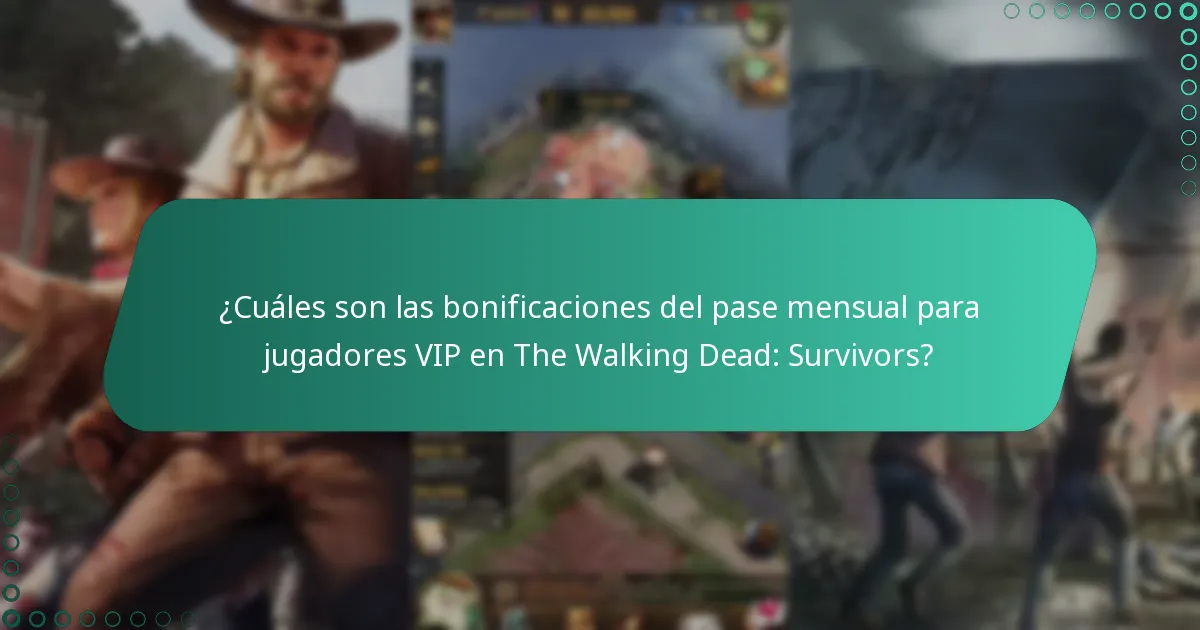 ¿Cómo se compara el pase mensual VIP con otras ofertas en The Walking Dead: Survivors?