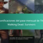 Bonificaciones del pase mensual de The Walking Dead: Survivors