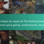 Códigos de regalo de The Walking Dead: Survivors para gemas, aceleraciones, recursos