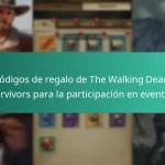 Códigos de regalo de The Walking Dead: Survivors para la participación en eventos