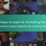 Códigos de regalo de The Walking Dead: Survivors para mejoras de construcción