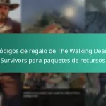 Códigos de regalo de The Walking Dead: Survivors para paquetes de recursos