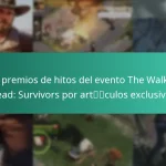 Los premios de hitos del evento The Walking Dead: Survivors por artículos exclusivos